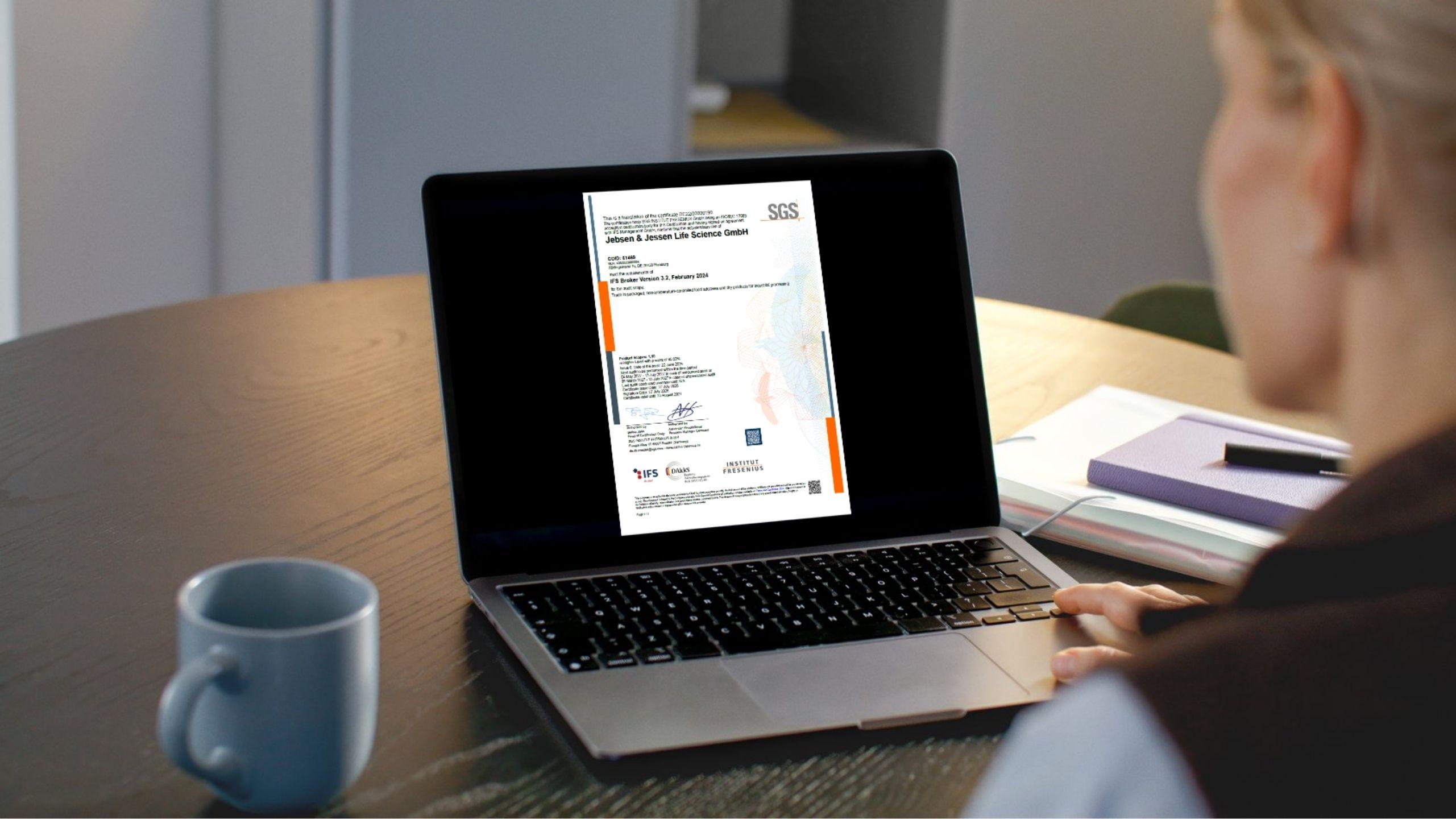 IFS Broker 3.2: Jebsen & Jessen Life Science Achieves Higher Level with 95.60%