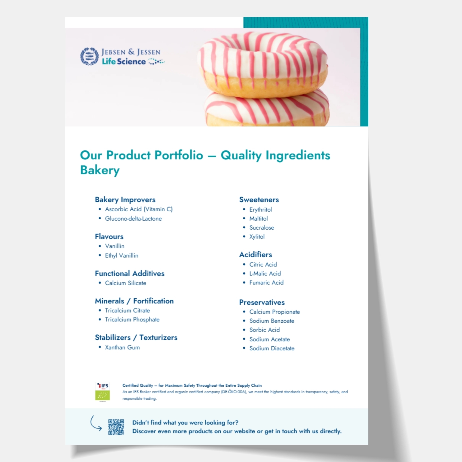 Quality Ingredients - Bakery